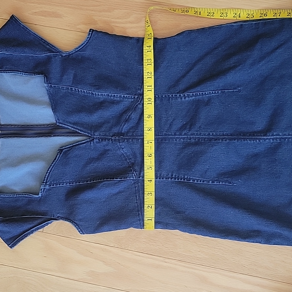 Free People Lia Denim Mini Dress - Picture 13 of 15